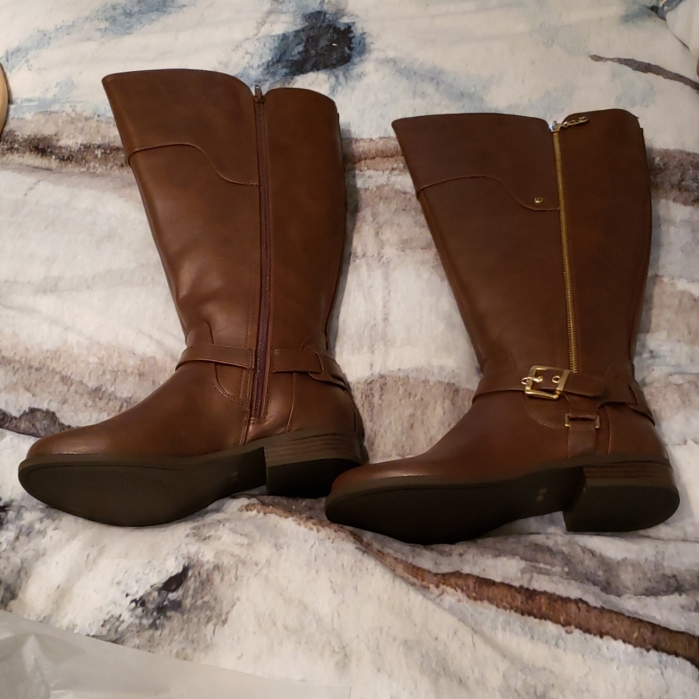 NWT tall wide calf riding boots